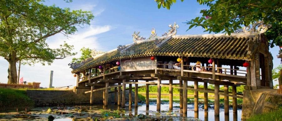 Phuoc Tich Village Thanh toan bridge hue 1024x439 - HUE MOTORCYCLE TOUR TO TAM GIANG LAGOON FOR 1 DAY
