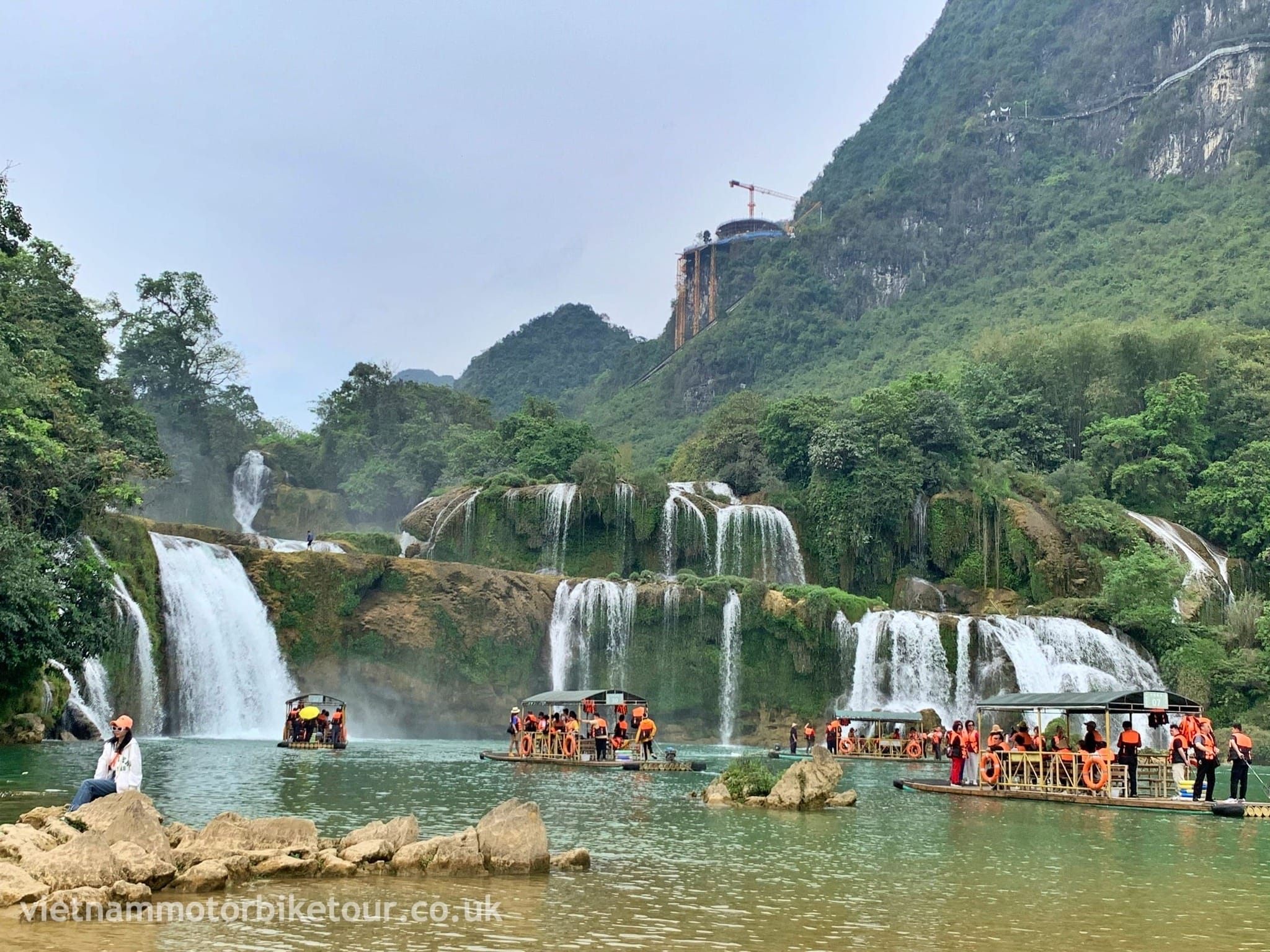 vietnam motorbike tour to ban gioc waterfall cao bang 4 - Top 12 Best Routes for Your Perfect Vietnam Motorbike Tour