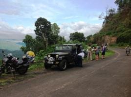combine jeep and motorcycle 268x200 - HOI AN JEEP TOUR TO DA NANG VIA SON TRA PENINSULA