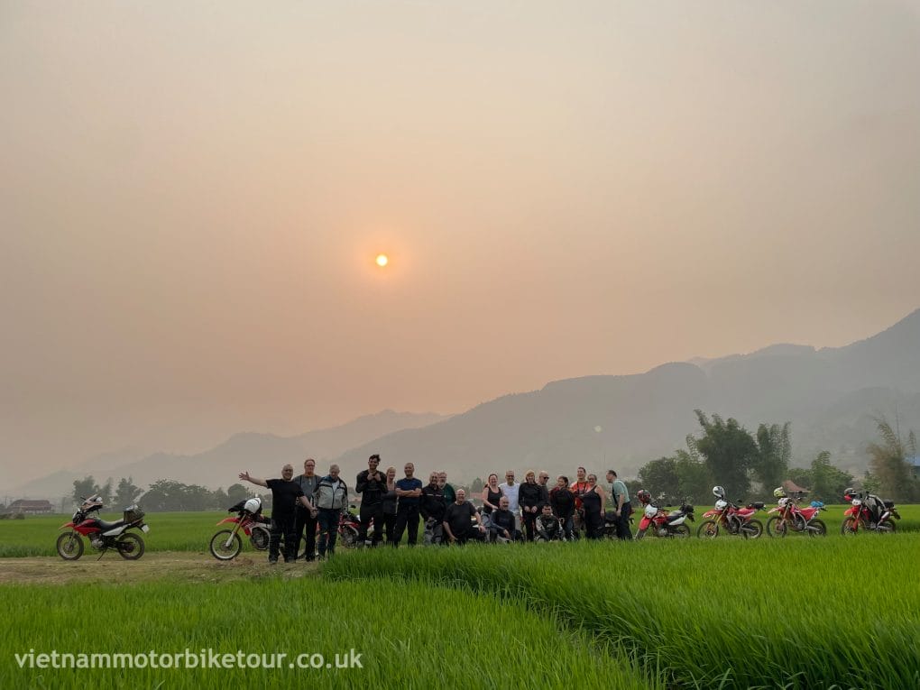 hanoi offroad motorbike tours to mai chau 1 1024x768 - NORTHWEST VIETNAM DIRT MOTORBIKE TOUR FOR 10 DAYS