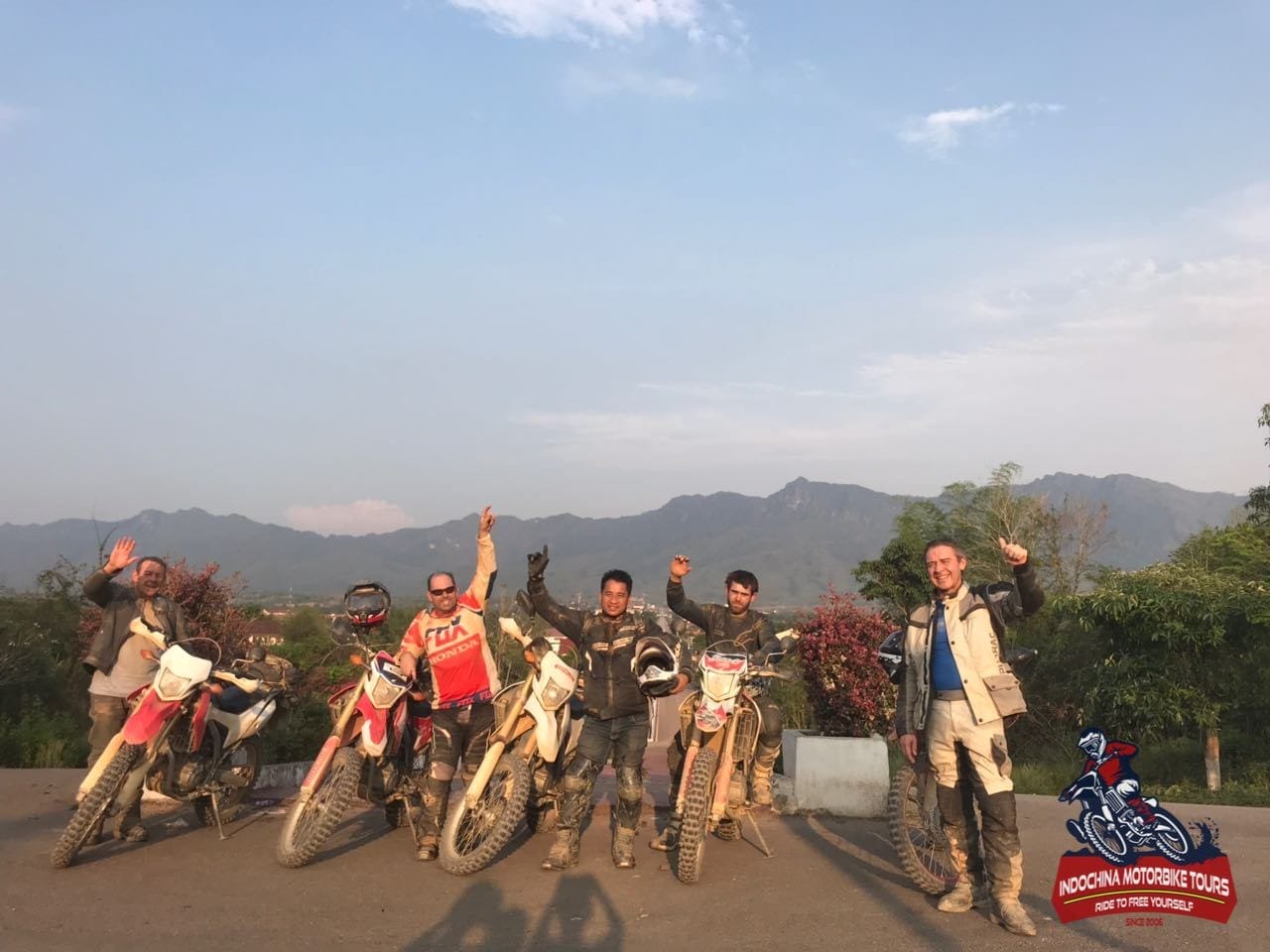 Laos Offroad Motorcycle Tour 11 - Luang Prabang Motorbike Tour to Elephant Camp and Kuang Si Waterfall