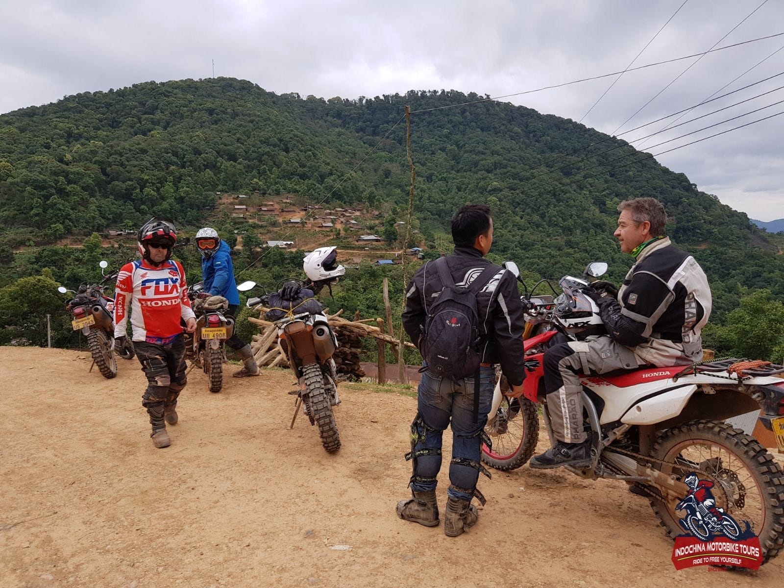 Laos Offroad Motorcycle Tour 4 - Laos Exploration Motorbike Tours Of Rivers And Waterfalls
